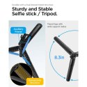 Spigen S560W Bluetooth Selfie Stick Tripod - Smartphone tripod / selfie stick holder (Black)