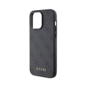 Guess 4G Metal Gold Logo - Case for iPhone 15 Pro Max (Grey)