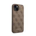 Guess 4G Metal Gold Logo - iPhone 15 Plus Case (brown)