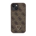 Guess Crossbody 4G Metal Logo - iPhone 15 Case (brown)