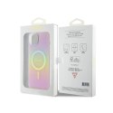 Guess IML Iridescent MagSafe - iPhone 15 Case (Pink)