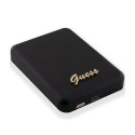 Guess Metal Script Logo MagSafe - Power Bank inductive 5000 mAh 15W MagSafe (black)