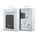 Guess Metal Script Logo MagSafe - Power Bank inductive 5000 mAh 15W MagSafe (black)