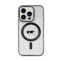 Karl Lagerfeld IML Karl Head MagSafe - iPhone 15 Plus Case (Transparent)