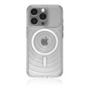 STM Reawaken Ripple MagSafe - Anti-stress case for iPhone 15 Pro (Clear)