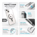 Speck Presidio Perfect-Clear ClickLock & Magsafe - Case for iPhone 15 Plus / iPhone 14 Plus (Clear / Chrome Finish / Serene Silv