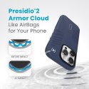 Speck Presidio2 Grip ClickLock & MagSafe - Case for iPhone 15 Pro (Coastal Blue/Dust Grey)