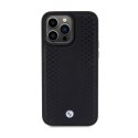 BMW Leather Diamond Pattern - Case for iPhone 15 Pro Max (Black)