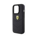 Ferrari Quilted Metal Logo - Case for iPhone 15 Pro (Black)