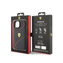 Ferrari Twist Metal Logo - Case for iPhone 15 (black)