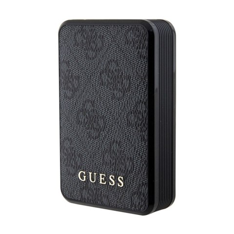 Guess 4G Leather Metal Logo - Power Bank 10000 mAh 18W (black)