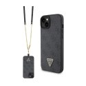 Guess Crossbody 4G Metal Logo - iPhone 15 Plus Case (black)