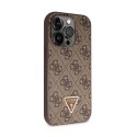 Guess Crossbody 4G Metal Logo - iPhone 15 Pro Case (brown)