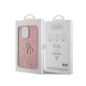 Guess Glitter Script Big 4G - iPhone 15 Pro Case (pink)