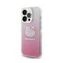 Hello Kitty IML Gradient Electrop Kitty Head - Case iPhone 15 Pro (pink)