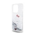 Hello Kitty Liquid Glitter Charms Kitty Head - iPhone 14 Pro Case (silver)