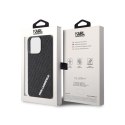 Karl Lagerfeld 3D Rubber Multi Logo - Case for iPhone 15 Pro Max (Black)