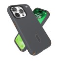 Speck Presidio2 Pro ClickLock & MagSafe - Case for iPhone 15 Pro (Charcoal Grey/Cool Bronze)