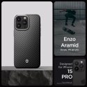 Spigen Enzo Aramid Mag MagSafe - Case for iPhone 15 Pro (Black)