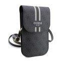 Guess 4G Stripes - Crossbody phone bag (black)
