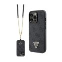 Guess Crossbody 4G Metal Logo - iPhone 13 Pro Max Case (black)