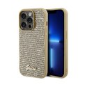 Guess Disco Metal Script - iPhone 14 Pro Case (Gold)