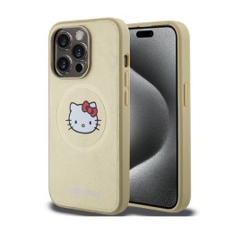 Hello Kitty Leather Kitty Head MagSafe - Case for iPhone 14 Pro Max (Gold)