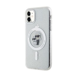 Karl Lagerfeld Karl & Choupette Glitter MagSafe - iPhone 11 Case (Transparent)