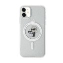 Karl Lagerfeld Karl & Choupette Glitter MagSafe - iPhone 11 Case (Transparent)