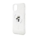 Karl Lagerfeld Karl & Choupette Glitter MagSafe - iPhone 11 Case (Transparent)