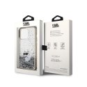 Karl Lagerfeld Liquid Glitter Choupette - iPhone 13 Pro Case (Transparent)