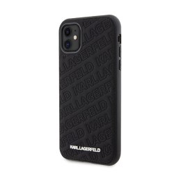 Karl Lagerfeld Quilted K Pattern - iPhone 11 Case (Black)