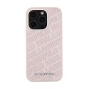 Karl Lagerfeld Quilted K Pattern - iPhone 15 Pro Max Case (pink)