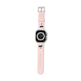 Karl Lagerfeld 3D Rubber Karl & Choupette Heads NFT - Strap for Apple Watch 38/40/41 mm (pink)