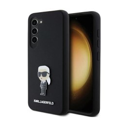 Karl Lagerfeld Silicone Ikonik Metal Pin - Case Samsung Galaxy S24 (czarny)