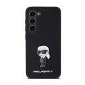 Karl Lagerfeld Silicone Ikonik Metal Pin - Case Samsung Galaxy S24+ (czarny)