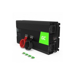 Green Cell - Voltage converter Inverter 12V to 230V 1500W/3000W Pure sine wave