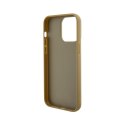 Guess Disco Metal Script - Case for iPhone 15 Pro Max (Gold)