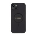 Guess Saffiano MagSafe - iPhone 15 case (black)