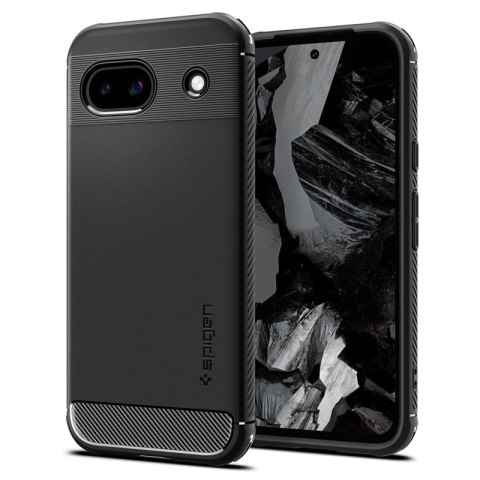 Spigen Rugged Armor - Case for Google Pixel 8A (Black)