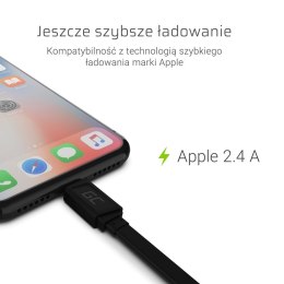 GCmatte Lightning Flat cable 25 cm with fast charging Apple 2.4A