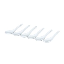Alpina - Ceramic appetiser teaspoons 6 pcs. (white)