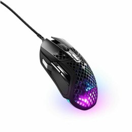 Mouse SteelSeries 62401 Black Multicolour Gaming With cable LED Lights