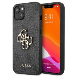 Guess 4G Big Metal Logo - Case for iPhone 13 (Grey)