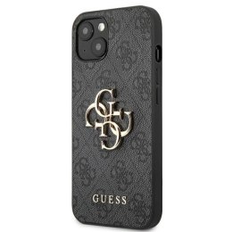 Guess 4G Big Metal Logo - Case for iPhone 13 (Grey)