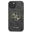 Guess 4G Big Metal Logo - Case for iPhone 13 (Grey)