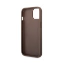 Guess 4G Big Metal Logo - Case for iPhone 15 / 14 / 13 (brown)