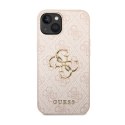 Guess 4G Big Metal Logo - Case for iPhone 15 Plus (Pink)