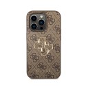 Guess 4G Big Metal Logo - iPhone 15 Pro Max Case (brown)