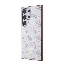 Guess 4G Triangle Metal Logo - Case Samsung Galaxy S24 Ultra (White)